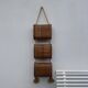 Suspended wicker rattan servant from the 1960s.