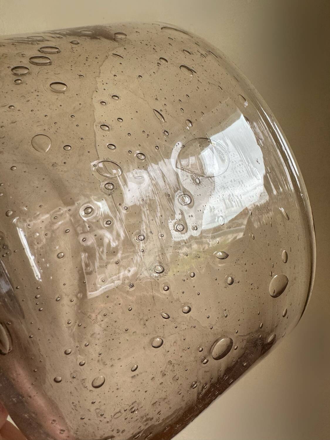 Old Biot bubbled glass bell