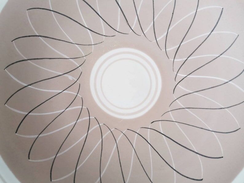 Vintage pottery decoration bowl Poole England, 1950