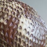 Large tambourine vase in stoneware