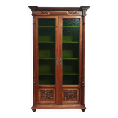 Louis XVI walnut library from the 19th century.