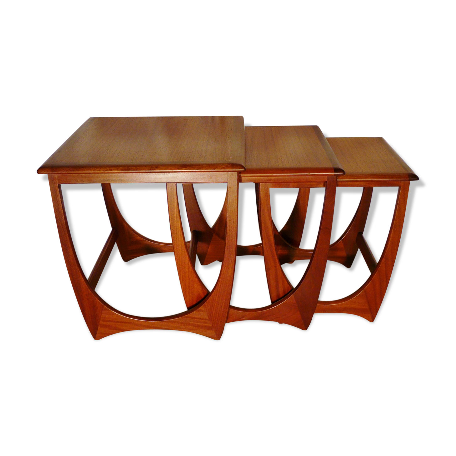 Scandinavian teak nesting tables brand G Plan