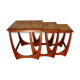 Scandinavian teak nesting tables brand G Plan