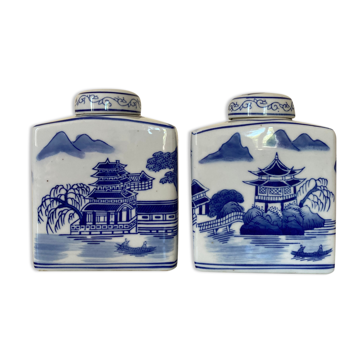 Pair of Chinese ginger pot