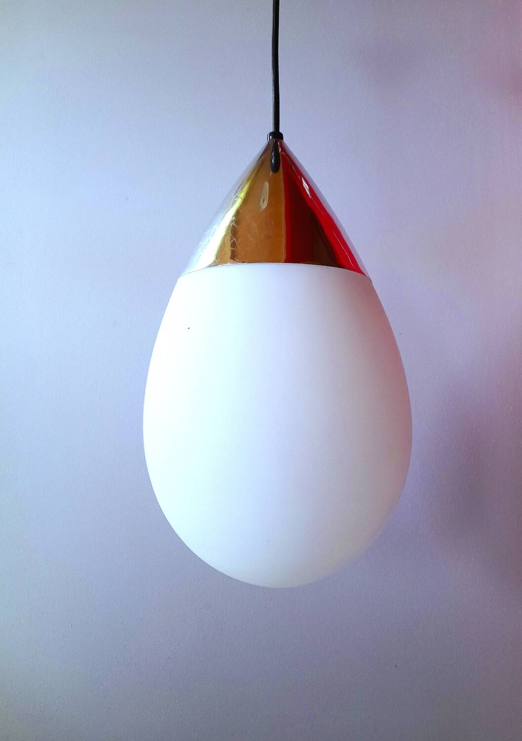 Suspension Limburg and opaline, drop model, 1970