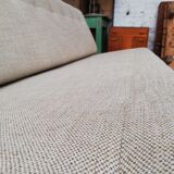 Large vintage convertible sofa bed, 70s, Czechoslovakia