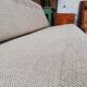 Large vintage convertible sofa bed, 70s, Czechoslovakia