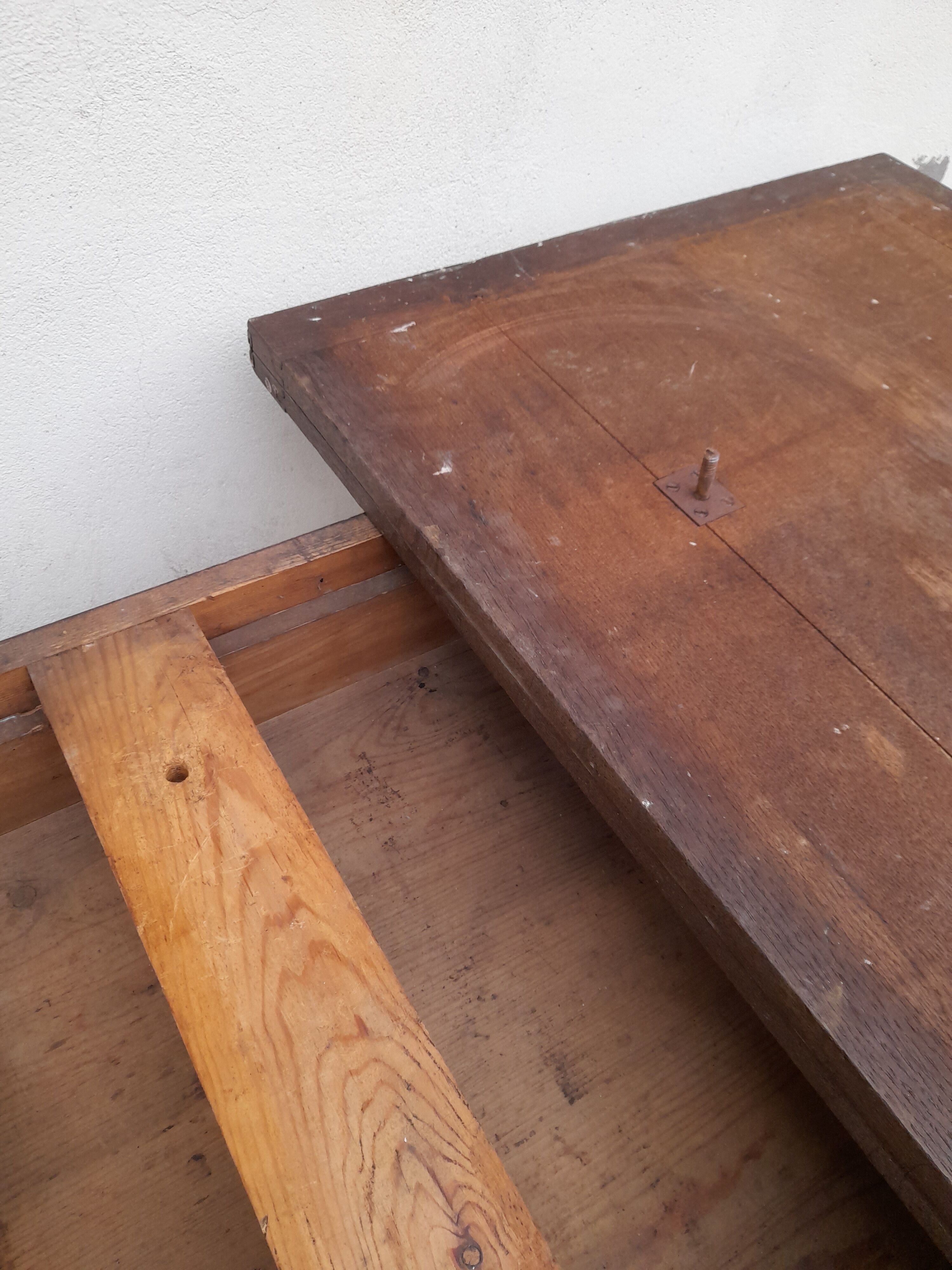 Farm table folding tray called "Wallet" 1900