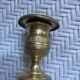 Pair of torch candle holders in chiseled gilded bronze XIXEME