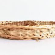Rustic French Provence Wicker Basket Centerpiece / Vide-Poche – Mid 20th Century