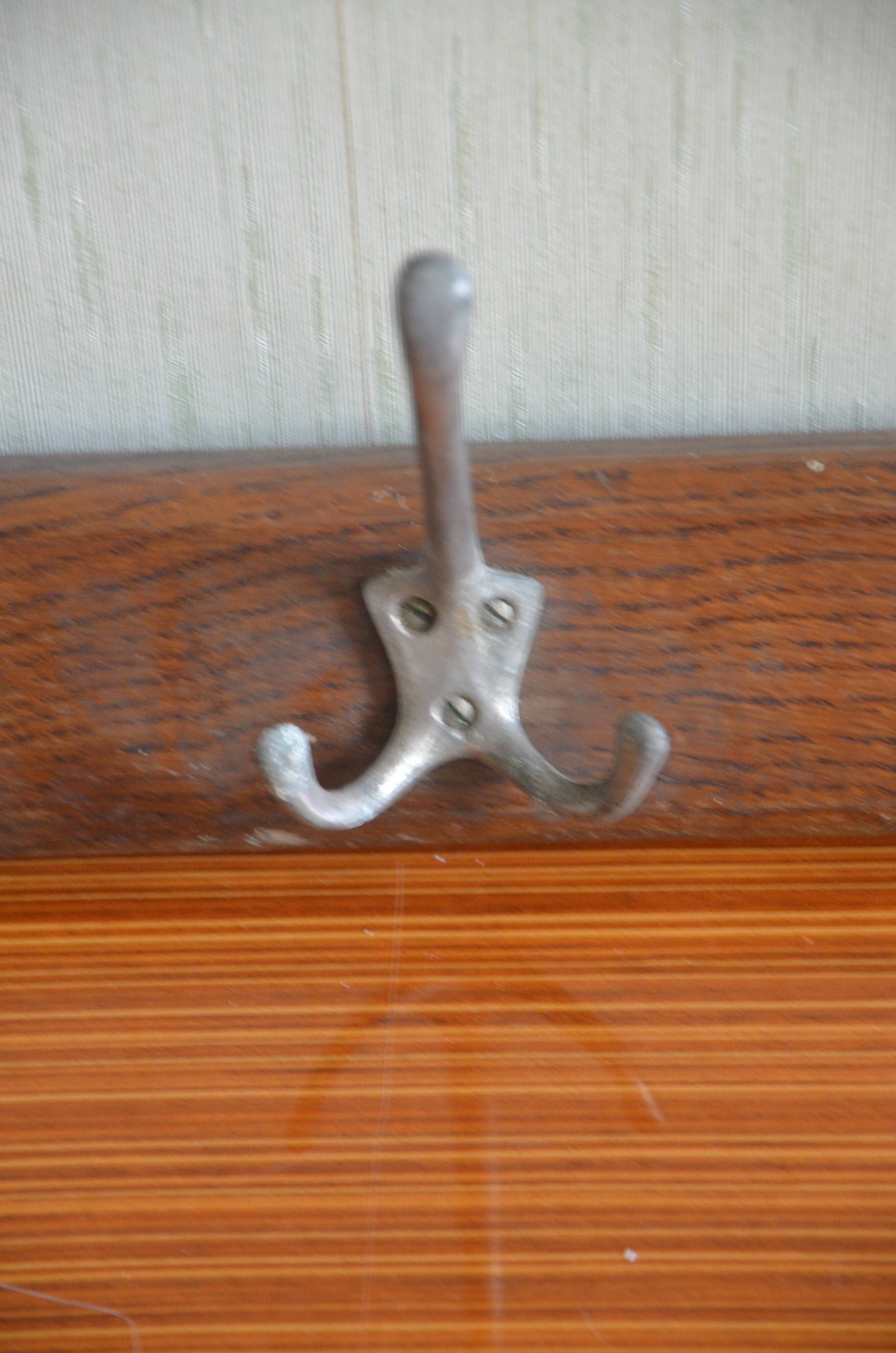 Vintage school coat rack