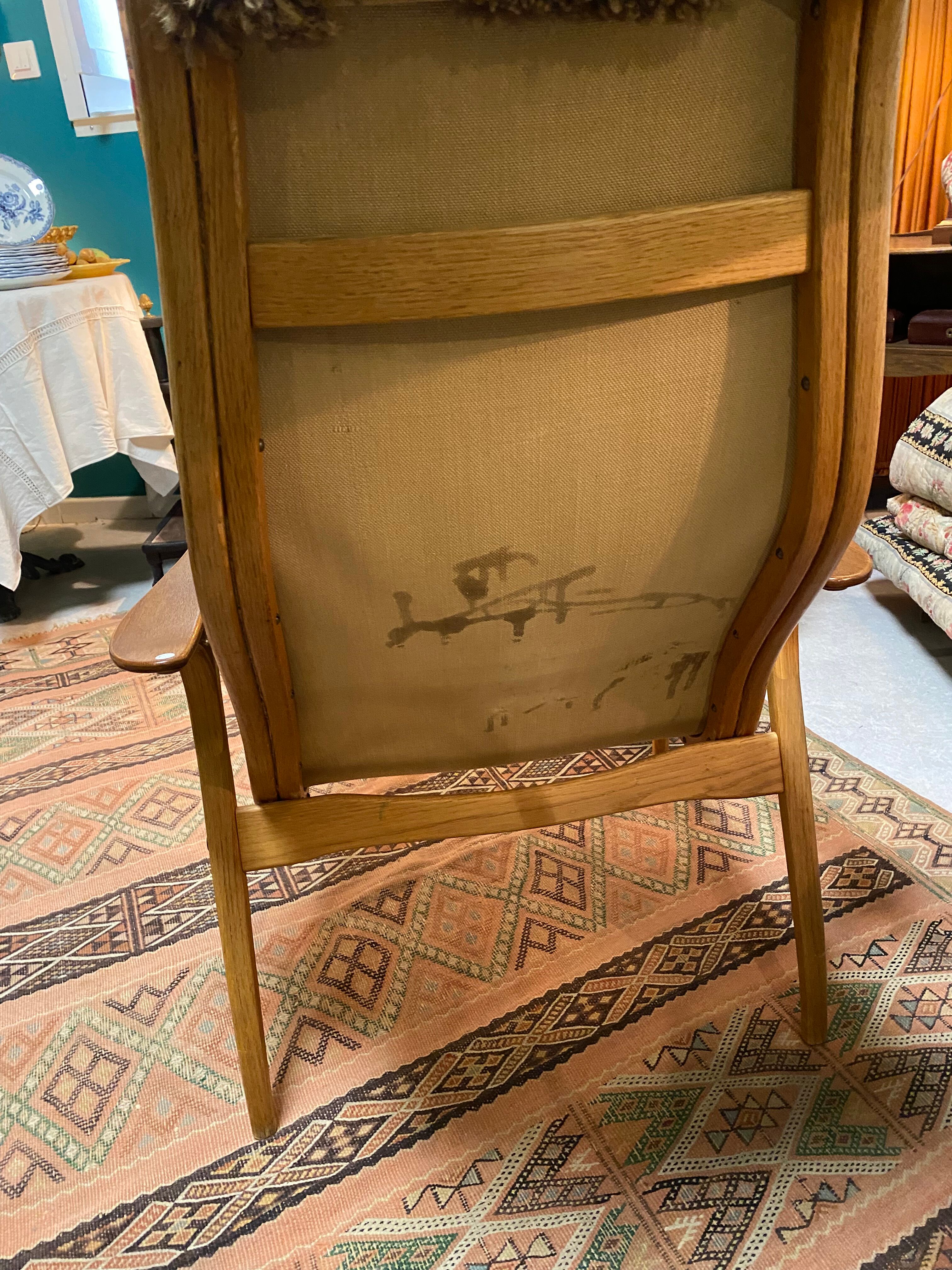 Scandinavian designer armchair Yngve Ekstrom 1960