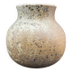 Pyrite stoneware ball vase