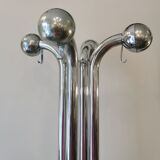 Italian vintage coat rack and umbrella holder Space Age 70s
