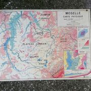Ancienne carte MDI Moselle-France