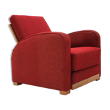 Fauteuil par Jindřich Halabala modèle H-282, Tchécoslovaquie