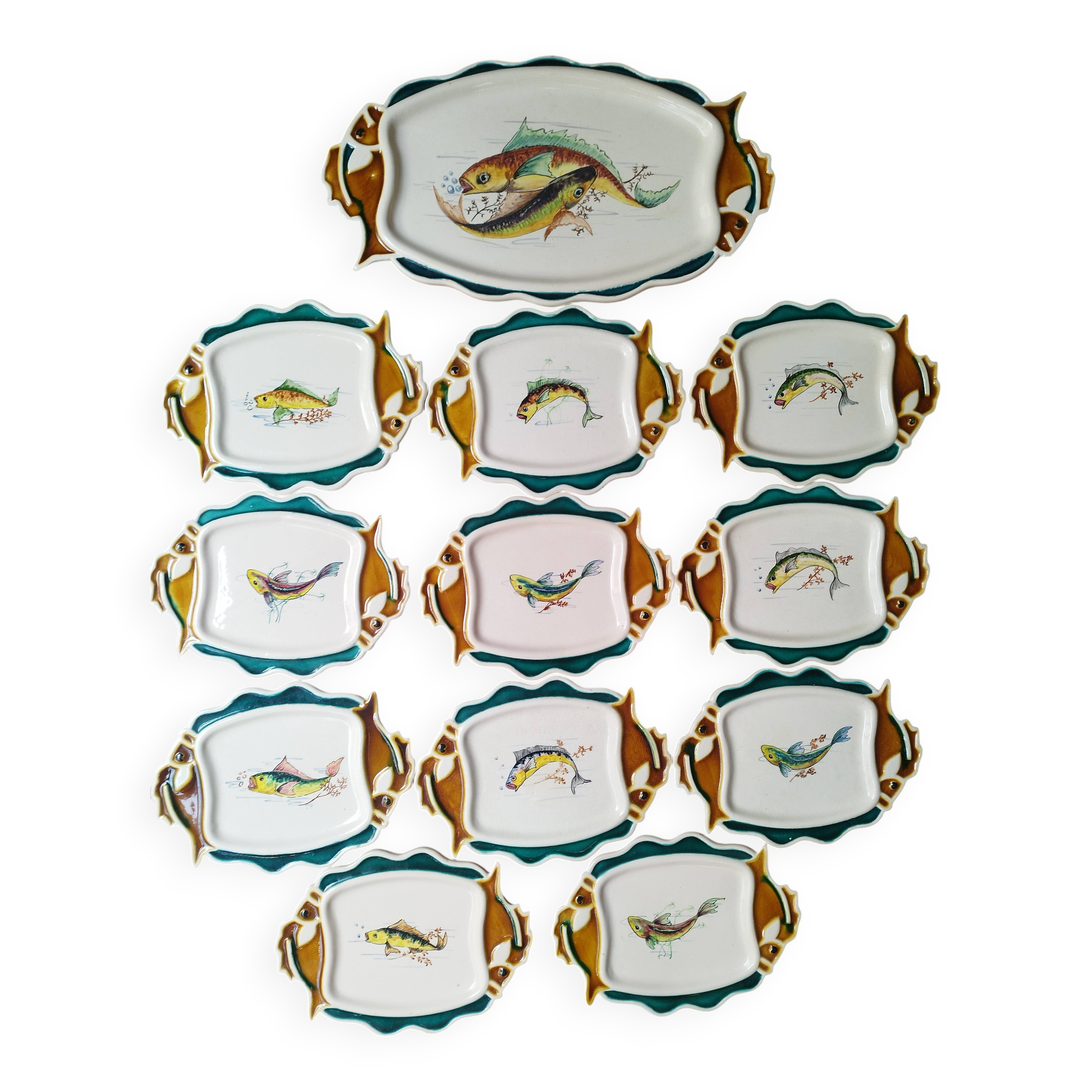 50s plate set