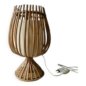 Rattan lamp from the 60s