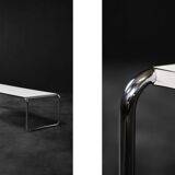 Table basse vintage italienne moderne du milieu du siècle dernier Laccio Kiga par M. Breuer