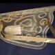 Carl Fagerlund, brass and glass applique, mid-century modern, 1960 Sweden