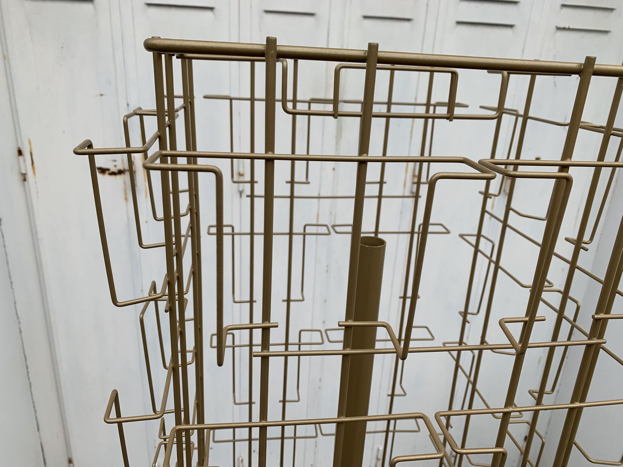 Card holder, gilded metal turnstile photo holder, industrial decoration