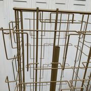 Card holder, gilded metal turnstile photo holder, industrial decoration