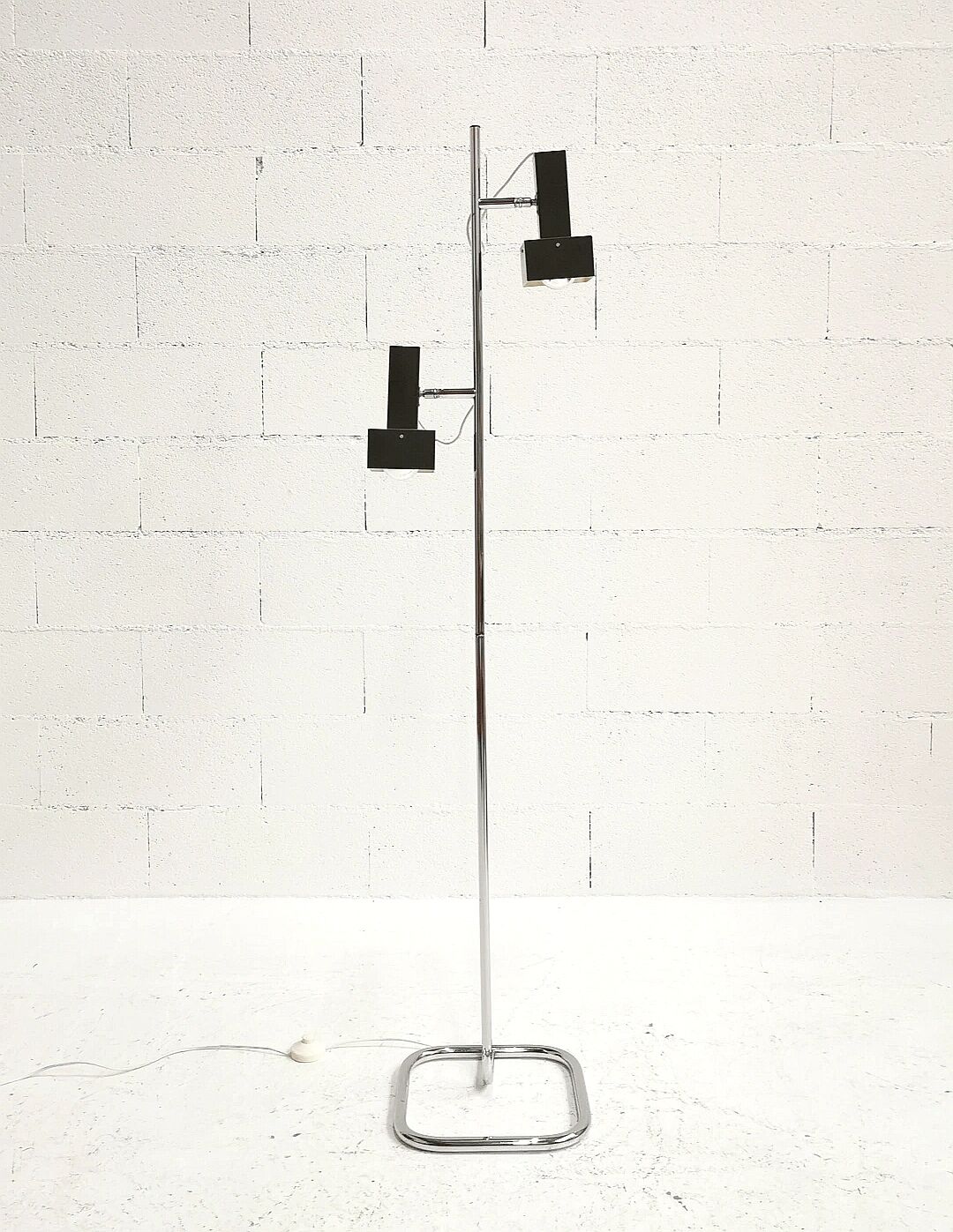 Floor lamp with 2 spots, 1960