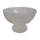 Vintage crystal molded deco rvintage crystal cup