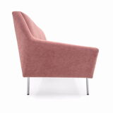 Canapé rose, design scandinave
