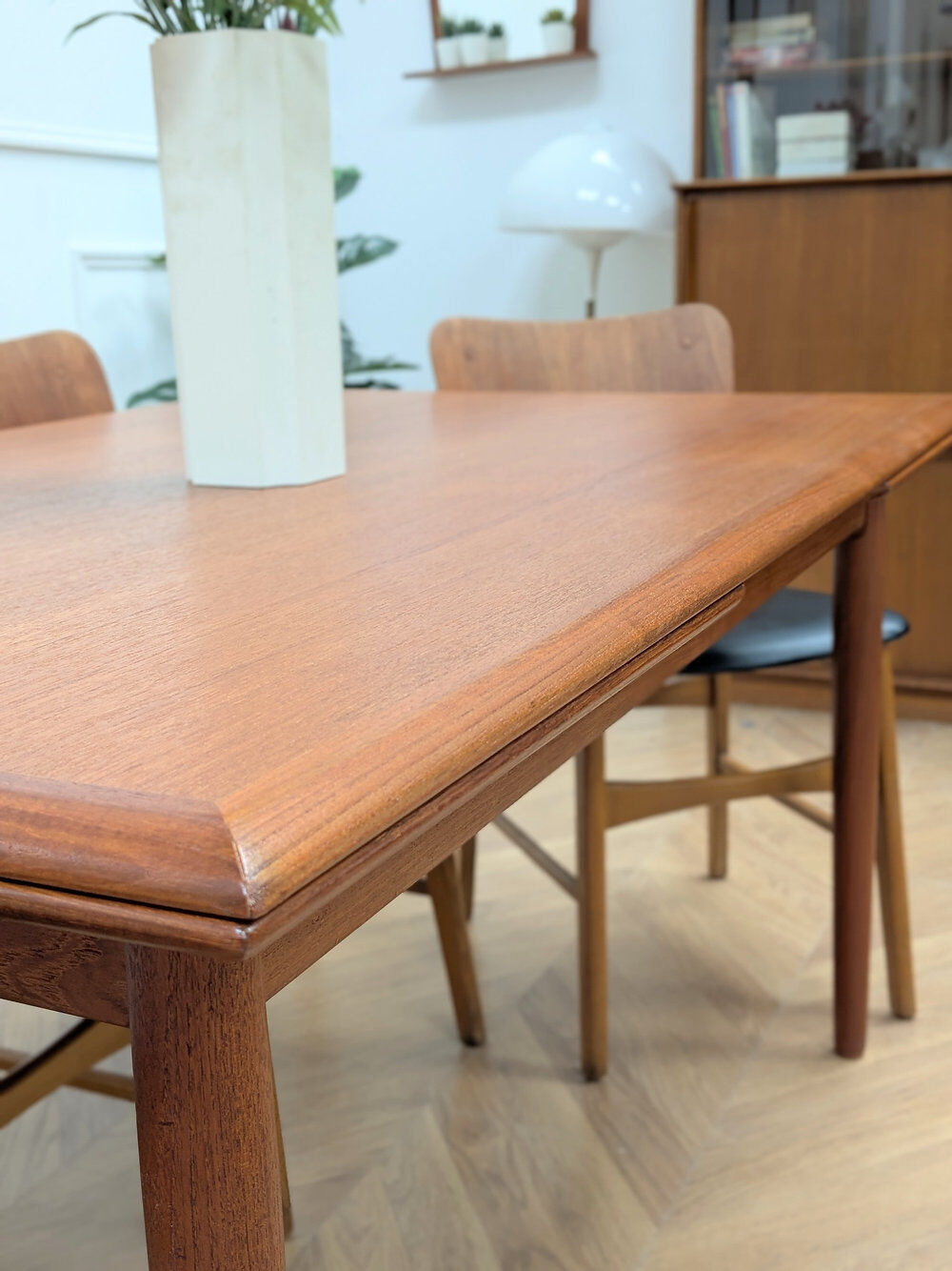 Teak dining table