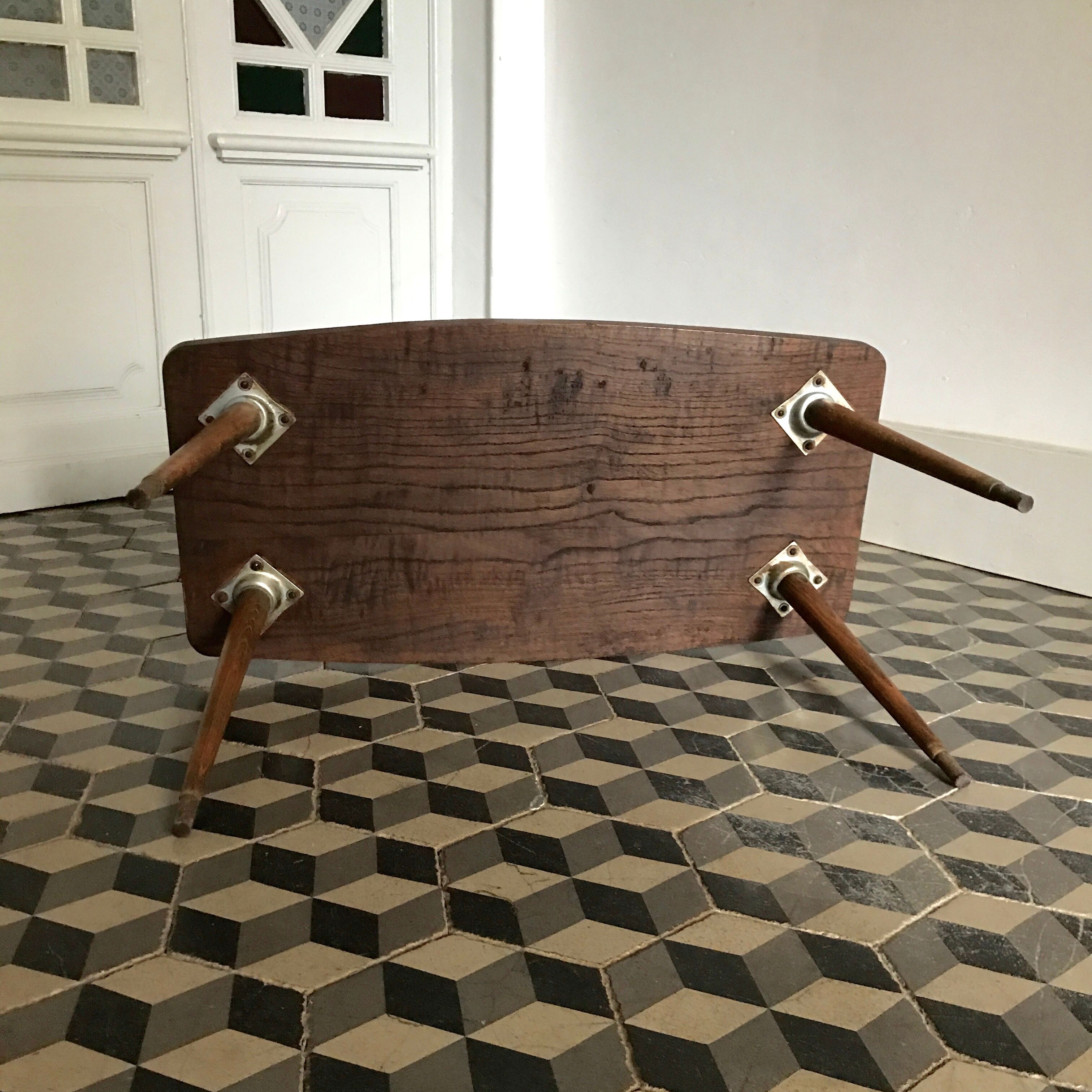 Wooden coffee table