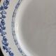 6 old mismatched blue/white plates St Amand, Moulin des loups