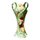 Slip vase, thistle motif, Art Nouveau