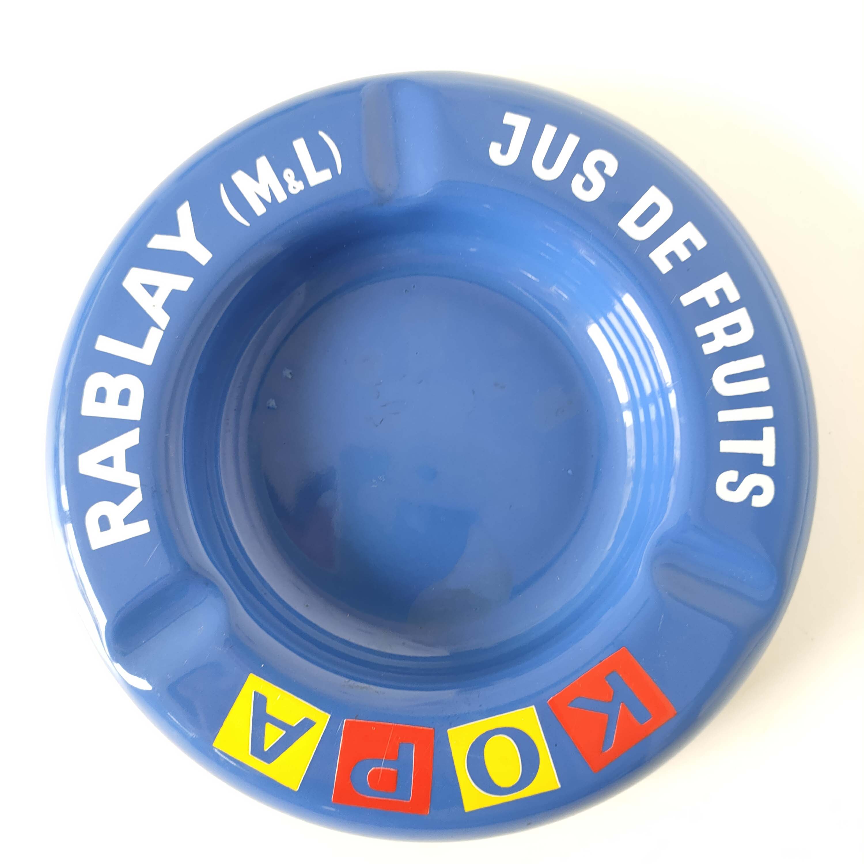 Ashtray Kopa sheet enamelled 50s