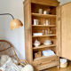 Parisian art deco cabinet 1930 in raw wood