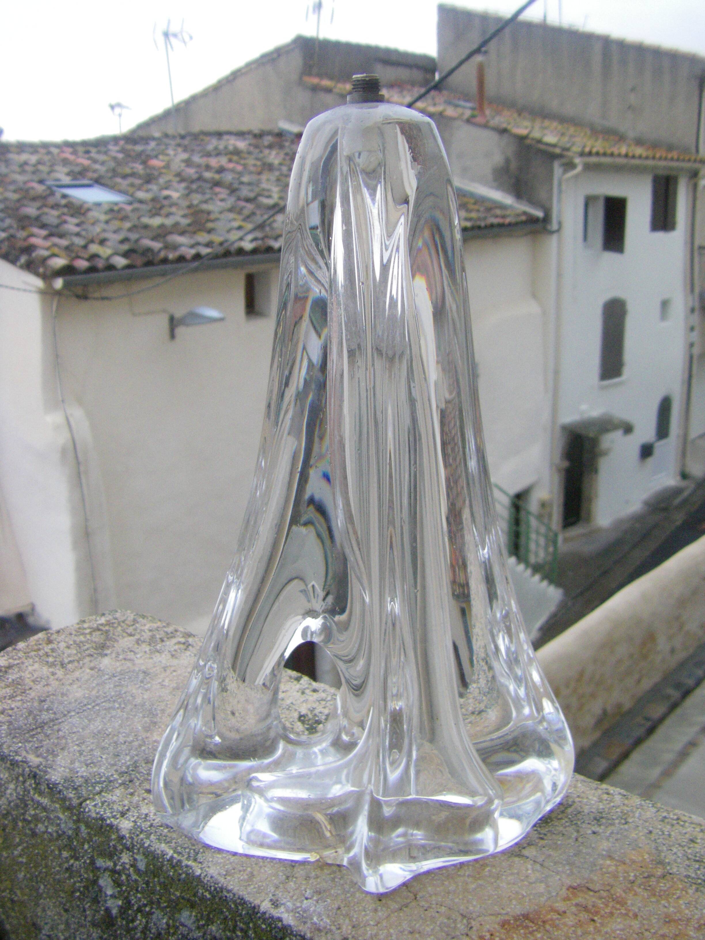 Daum crystal lamp base