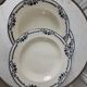 Lot of 3 hollow plates Iron Earth, Saussure model