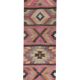 Vintage Turkish hallway rug 77x626 cm