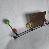 60s mirrored coat rack
