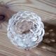 Raspberry-shaped glass tealight holder