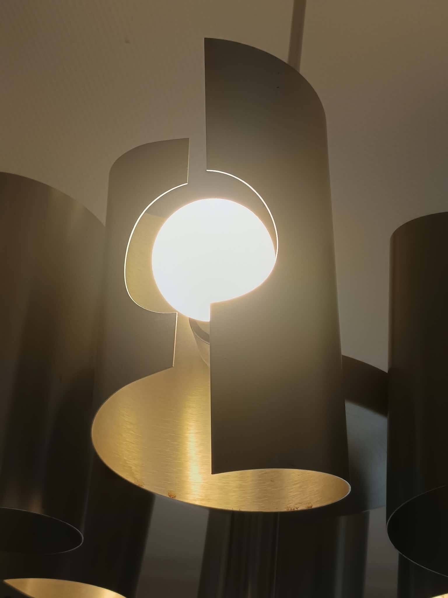 Lustre space age aluminium 1970 Polam Bielsko