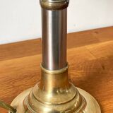 70s Steel and Brass LAMP