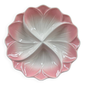 Pink flower dish