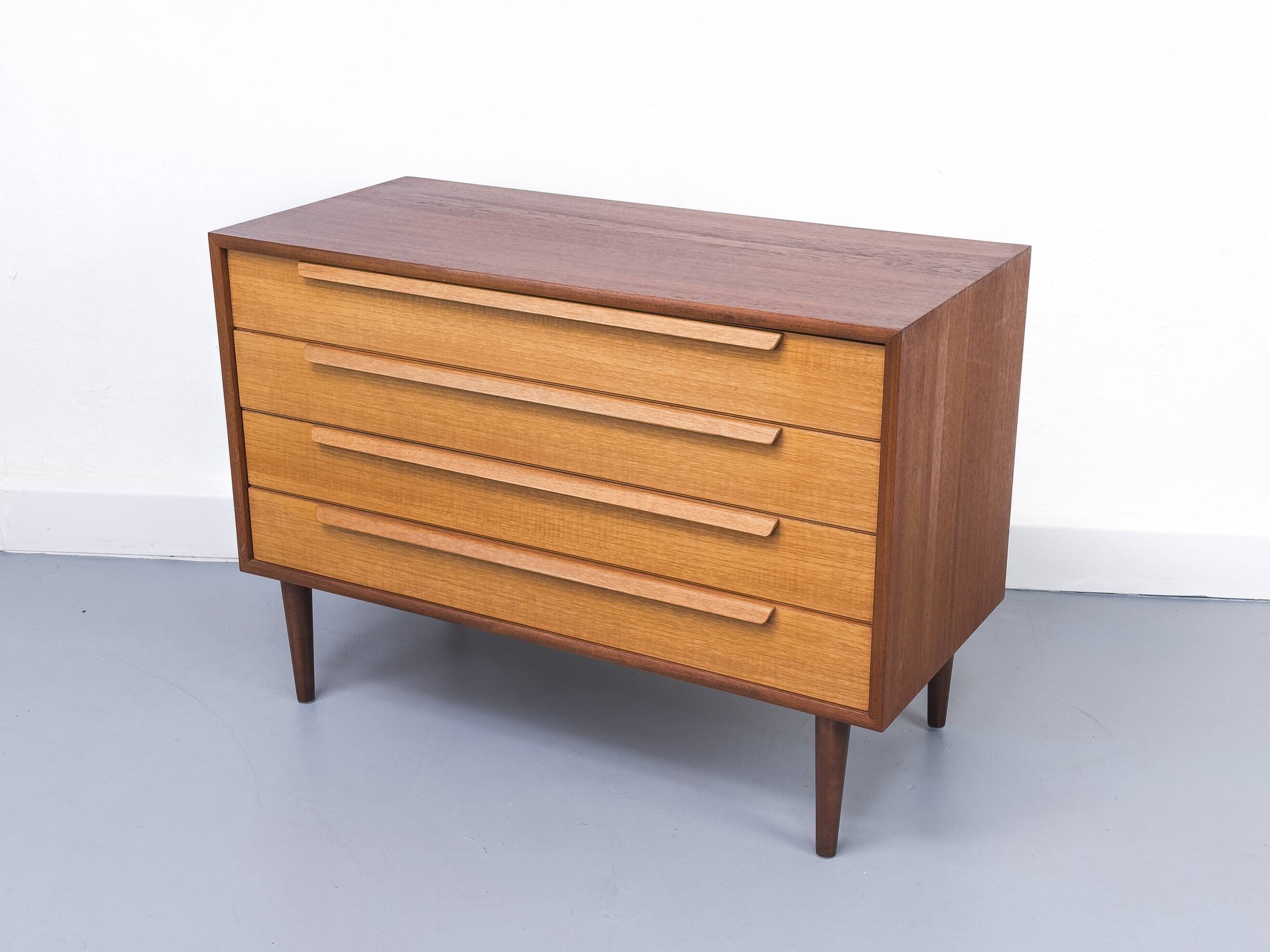 Mid-Century Teak Chest of Drawers from WK Möbel, 1960s