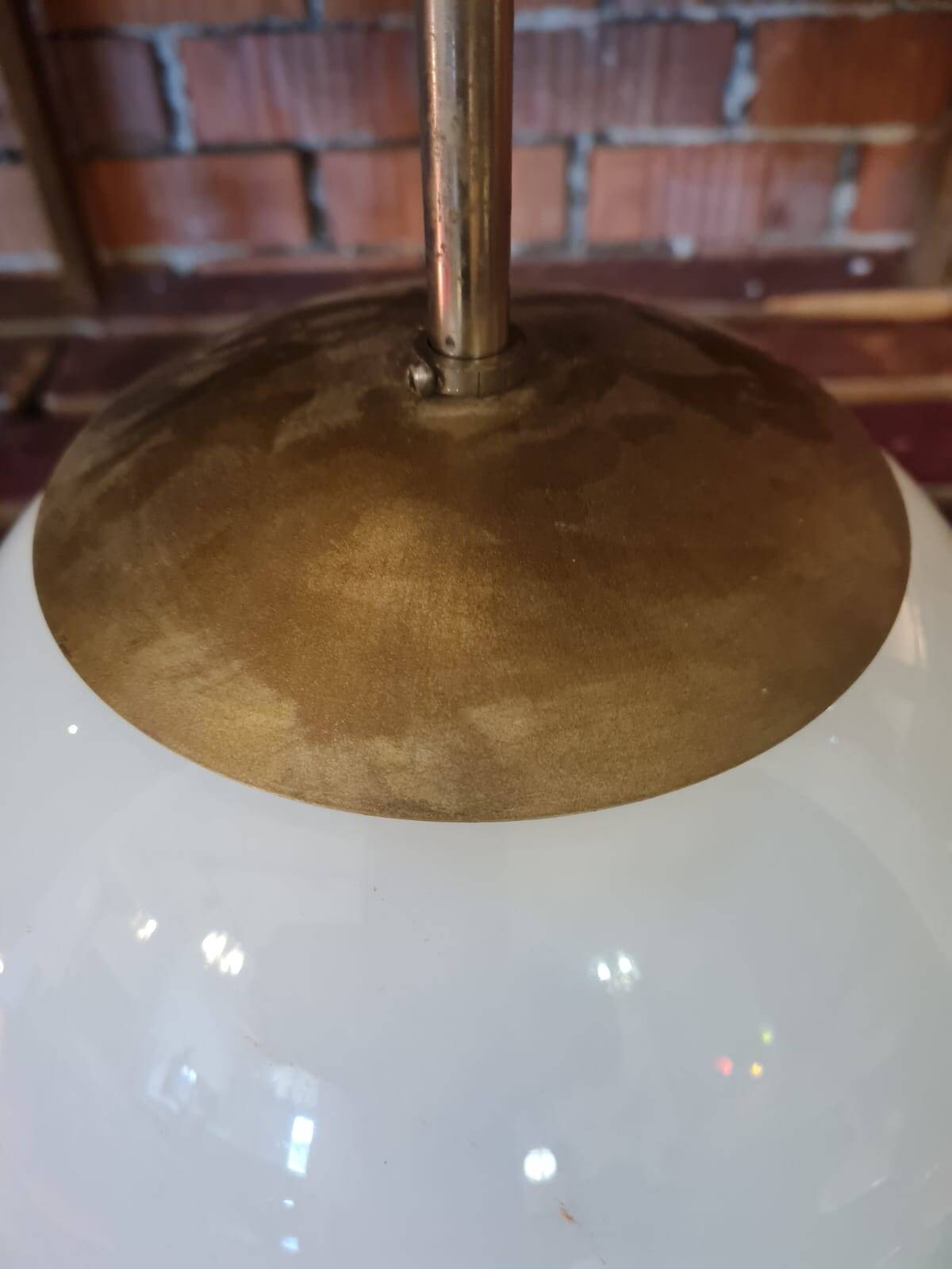 Glass And Metal Functionalist Suspended Ceiling Lights By Miloslav Prokop