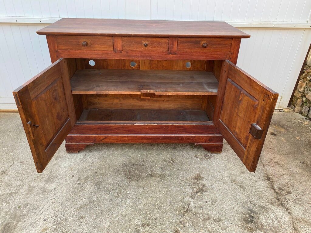 Former Parisian buffet 2 doors 3 drawers 1 shelf