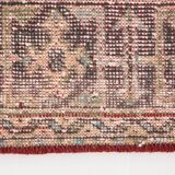 Tapis de course vintage turc orange en laine douce 3X12