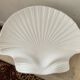 Large enameled ceramic shell pocket 35cm