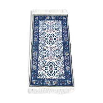 Vintage Tapis Orientale Laine Tunisien Nouée à la Main