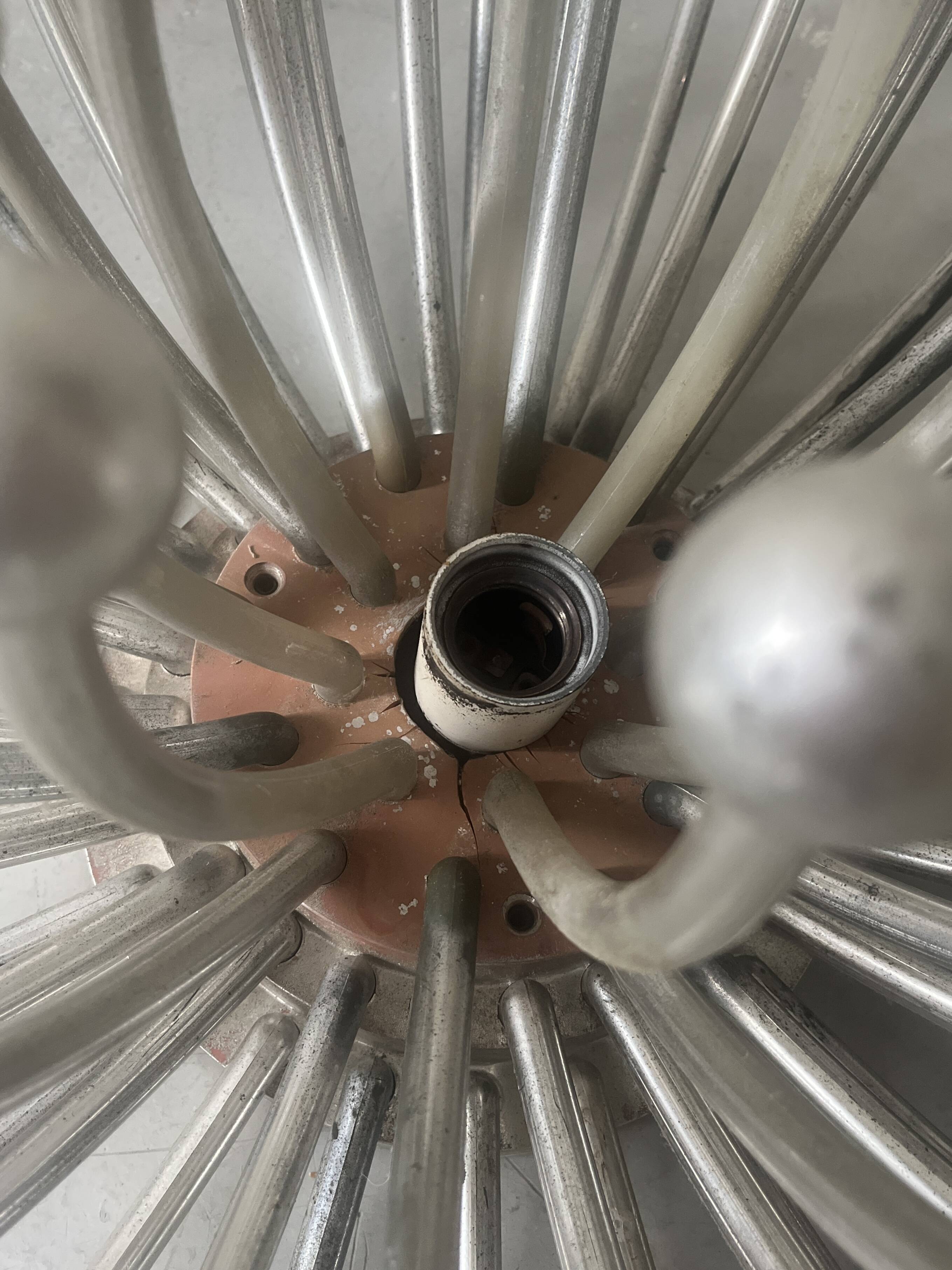 Pistillo wall or ceiling lamp in chrome by Valenti Luce, 1970s design